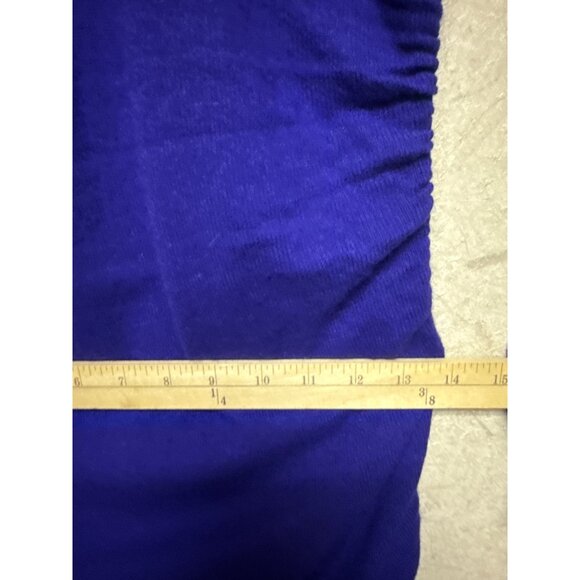 Reiss Charley Midi Dress Wool Viscose Blend Ruched Knit Plum Women's Large NWT - Picture 7 of 14